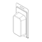 Visipak Thermoform-CLAMSHELL-#206-7.437-3.625-4.688-2.313-1.313-0.020-CLEAR-DOUBLE HANG HO, 500PK 206TF - alternate 1
